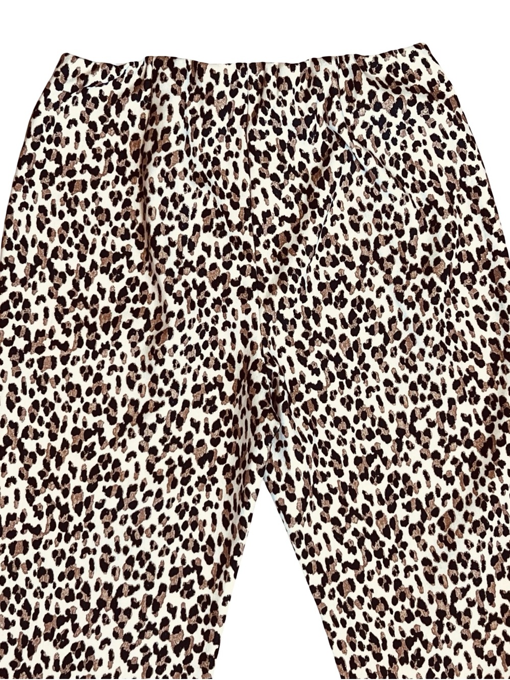 Tuckernuck Women’s Sz L Leopard Crop Flare Pants Ashford Pull On - Picture 8 of 15
